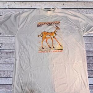 Jorindo XL T-Shirt Mens Cream Good Mosaics of Jordan Gazelle Graphic Tee
